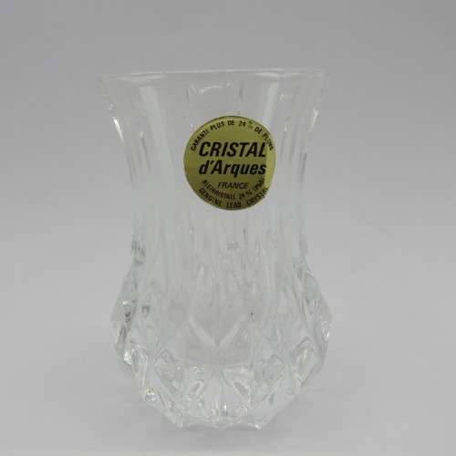 Vintage Cristal d`Argues Crystal vase - 8cm
