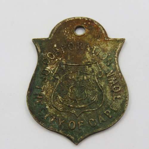 Dog license No. 4 for Cape Town 1914 Corporation of the City of Cape Town