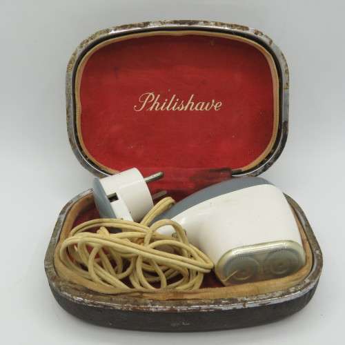 Vintage Philishave electric shaver - not tested - case well used