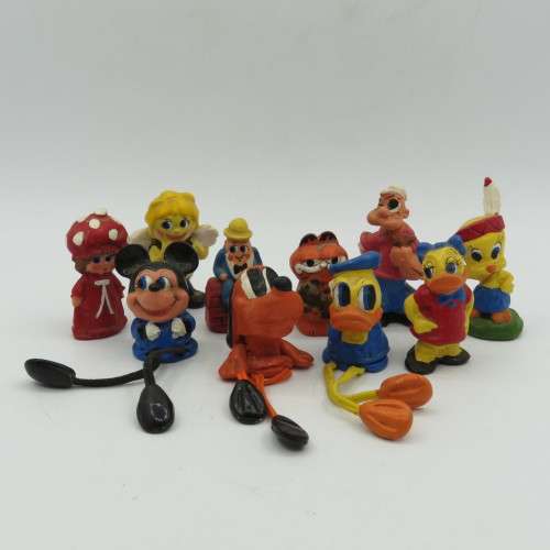 Lot of 10 miniature Disney figurines