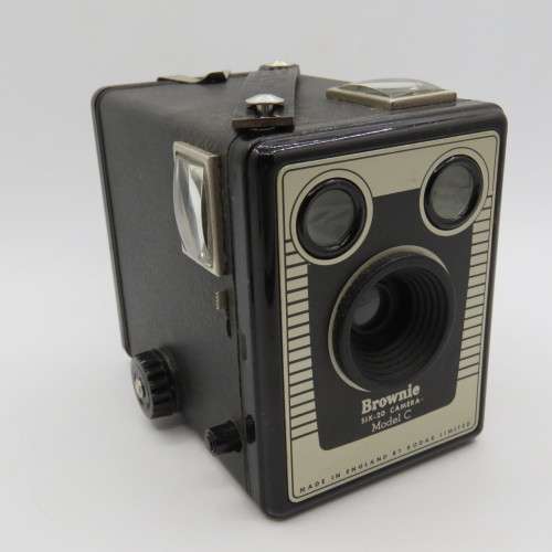 Six-20 Brownie model C Kodak camera with original booklet
