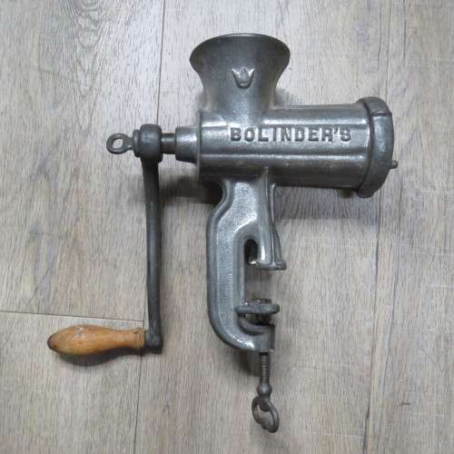 Vintage Bolinders No. 10 meat grinder / mincer