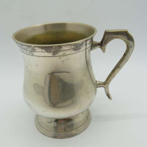 Vintage Silver plated mug