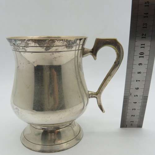 Vintage Silver plated mug