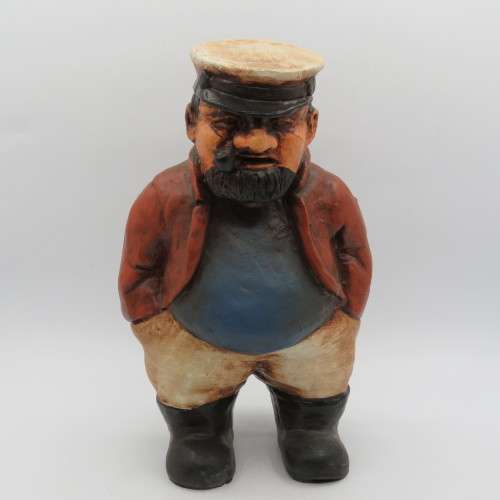 Vintage Sea Captain figurine - seems to be poly resin