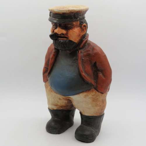 Vintage Sea Captain figurine - seems to be poly resin