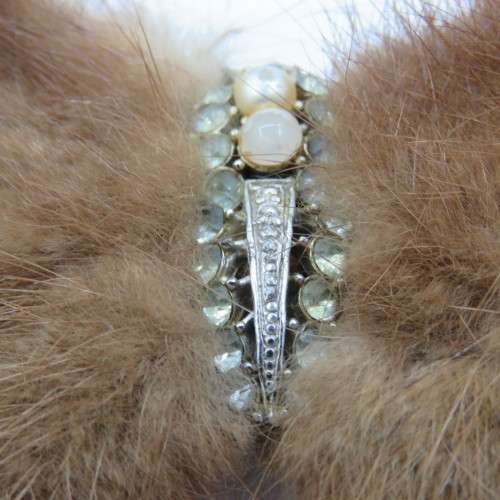 Vintage hairy butterfly brooch