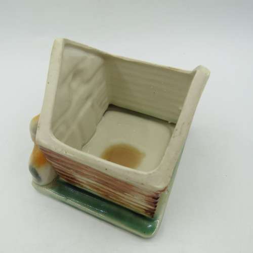 Vintage Kings Way dog house jam jar with lid