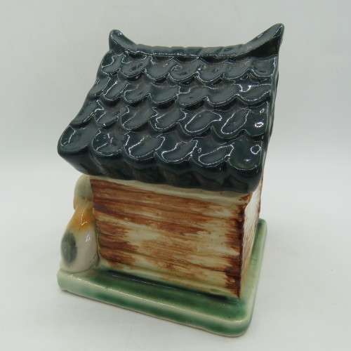 Vintage Kings Way dog house jam jar with lid