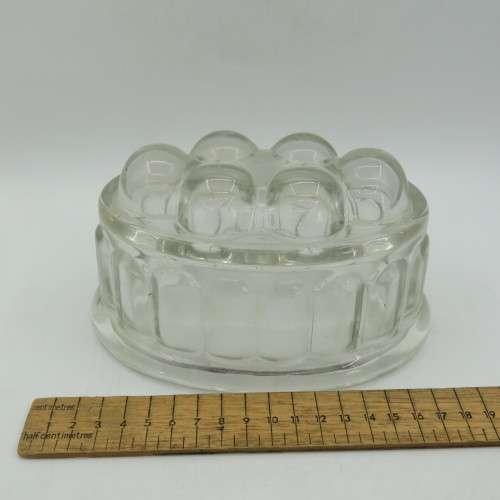 Vintage glass jelly mould
