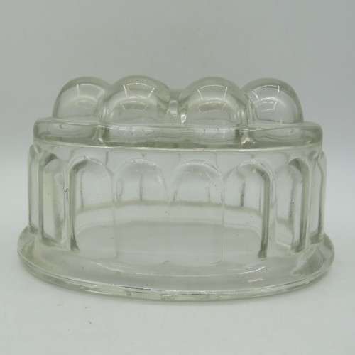 Vintage glass jelly mould