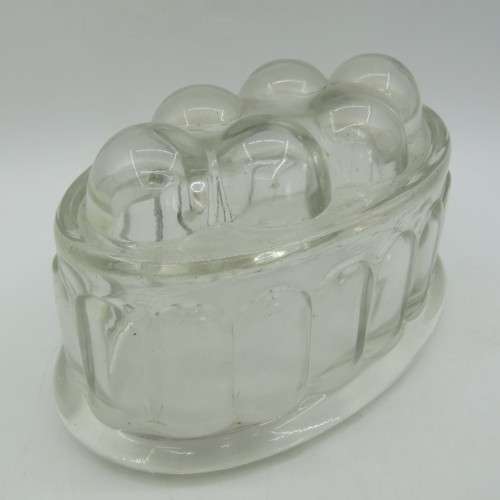Vintage glass jelly mould
