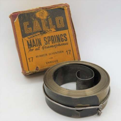 Number 17 Gallo main spring for all gramophones