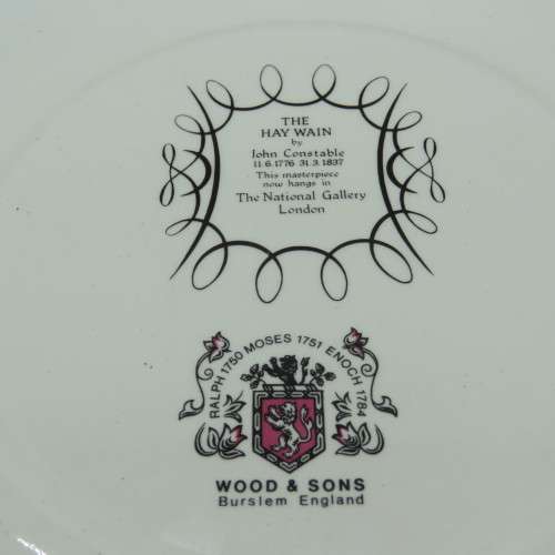 Wood and Sons `The Hay Wain` masterpiece display plate