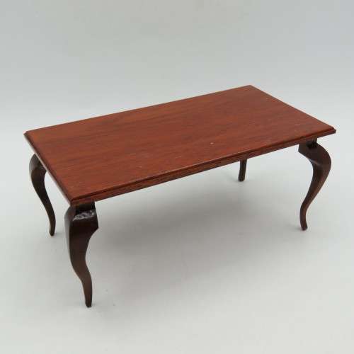 Dining room table for dolls house vintage - size 7 x 15cm
