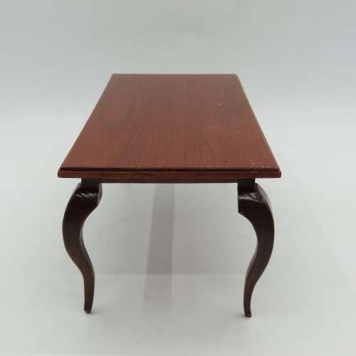 Dining room table for dolls house vintage - size 7 x 15cm