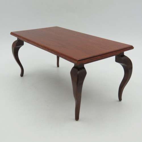 Dining room table for dolls house vintage - size 7 x 15cm