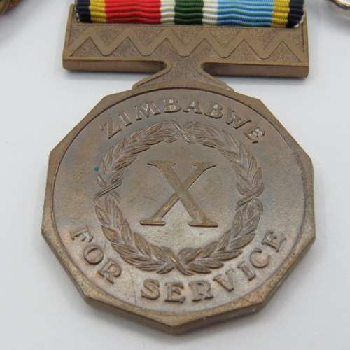 Set of Rhodesia medals issued to 7812 Inspector W.T. Bothwell