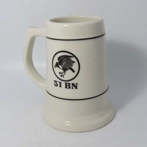 31 Battalion OMEGA souvenir tankard