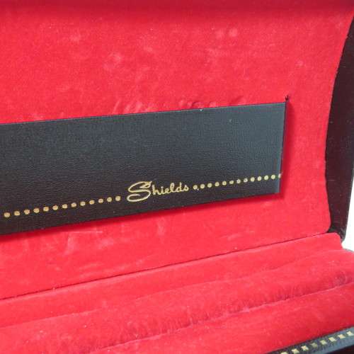 Vintage Shields mens travel jewellery box