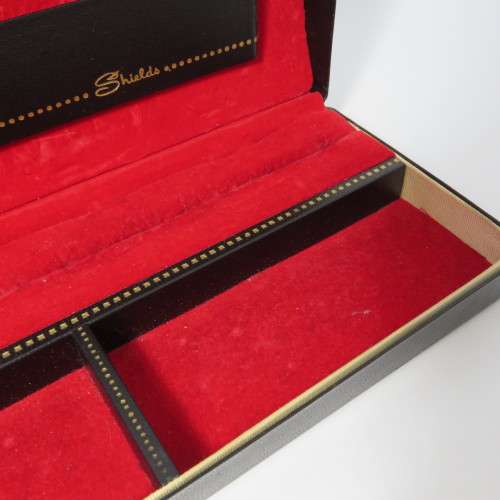 Vintage Shields mens travel jewellery box
