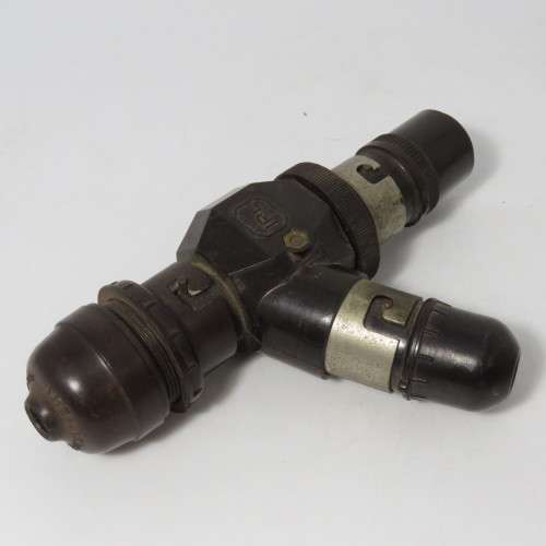 Vintage IRL Bakelite electrical fitting
