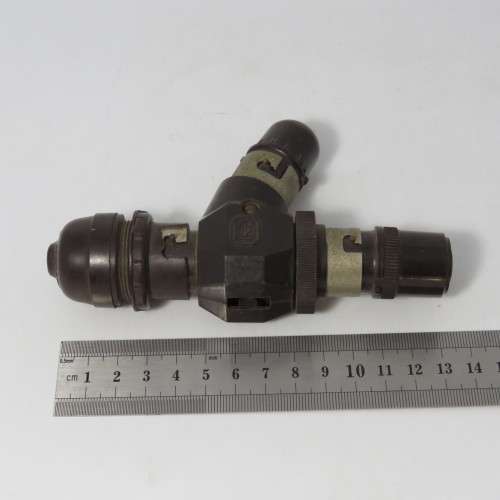 Vintage IRL Bakelite electrical fitting