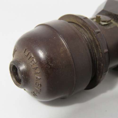 Vintage IRL Bakelite electrical fitting