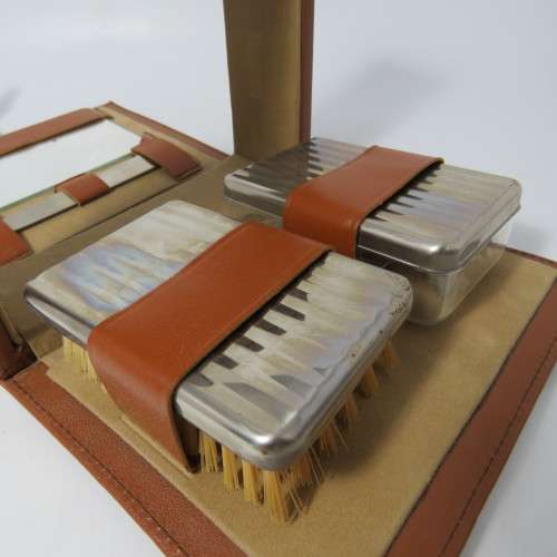 Vintage mens travelling grooming kit