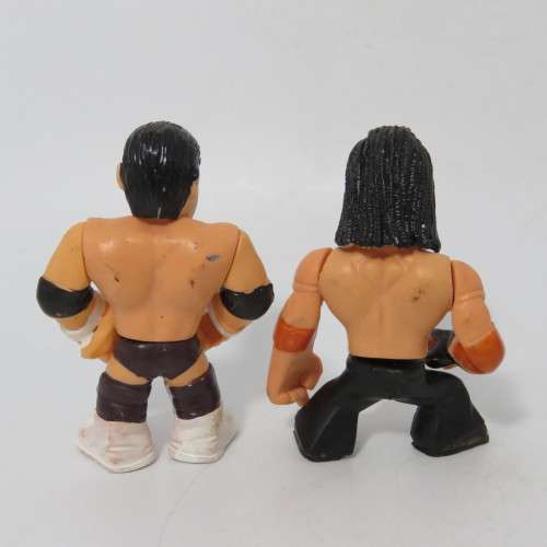Lot of 4 WWE Rumblers figurines
