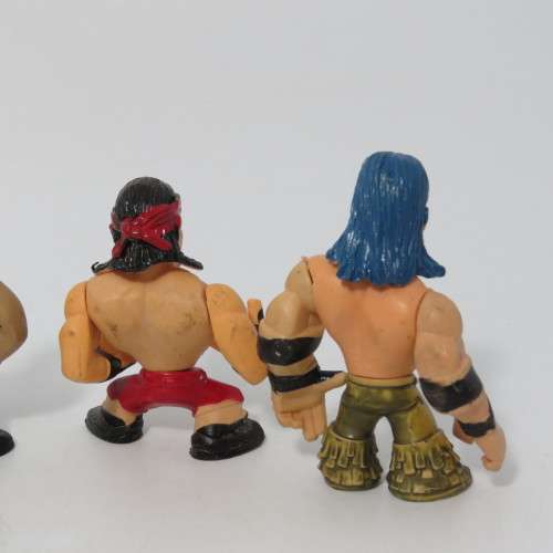 Lot of 5 WWE Rumblers figurines