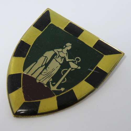 SADF Cape Corps Infantry battalion shoulder flash - pins broken