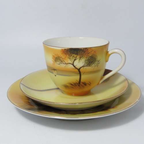 Vintage Noritake tea set - trio