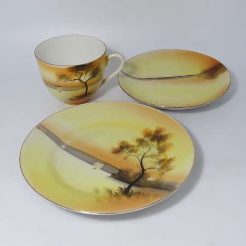 Vintage Noritake tea set - trio
