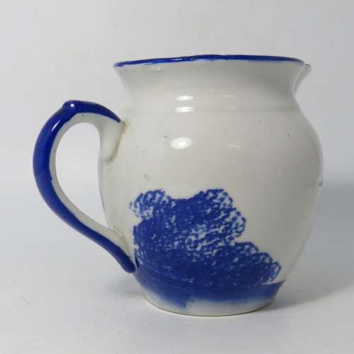 Antique hand painted porcelain milk jug