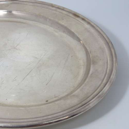 Vintage Silver plated tray - Oval