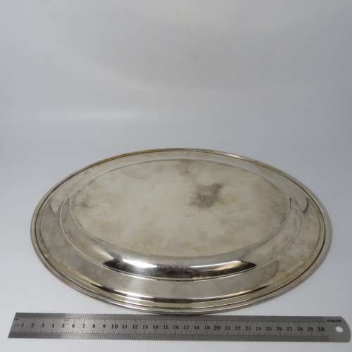 Vintage Silver plated tray - Oval