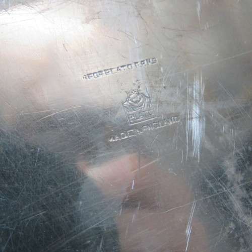 Vintage Silver plated tray - Oval