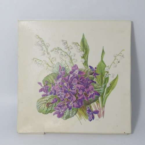 Ladies embroidered handkerchiefs made in Switzerland in 1957 - in original box