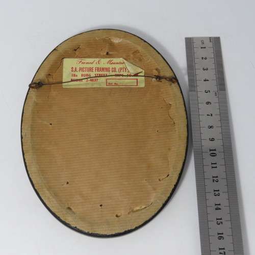 Antique picture in frame - advocate with medal - early 1900`s
