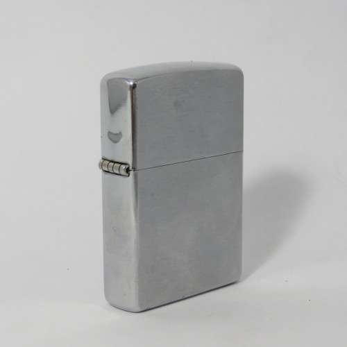 Stainless steel Zippo - no engraving