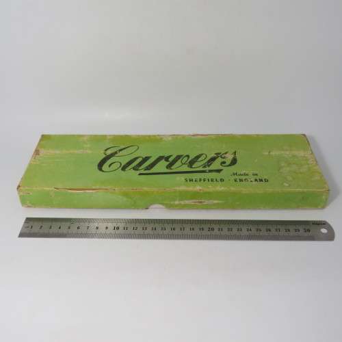 Vintage Sheffield carving set