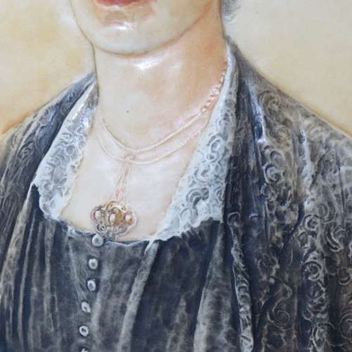 Very Unique Boer War Emily Hobhouse - Weldoenster 1899-1902 plaque - small chips - plaster paris