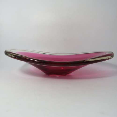 Beautiful Murano glass bowl - size 32 x 18cm