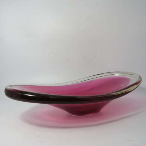 Beautiful Murano glass bowl - size 32 x 18cm