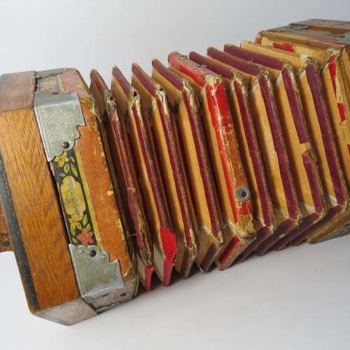 Vintage Boere Concertina - well used but intact