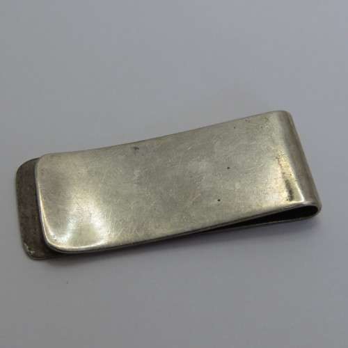 Sterling silver hallmarked money clip - 17,6 g