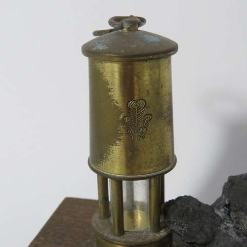Vintage Cymru miners lamp ornament