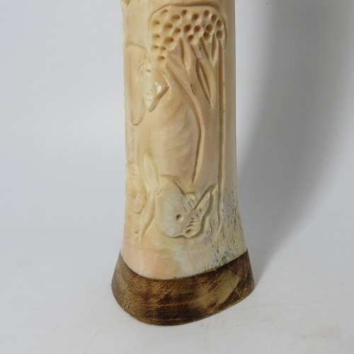 Big 5 slat and pepper shaker made from warthog tusks