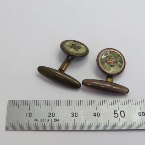 Set of vintage buttons cufflinks